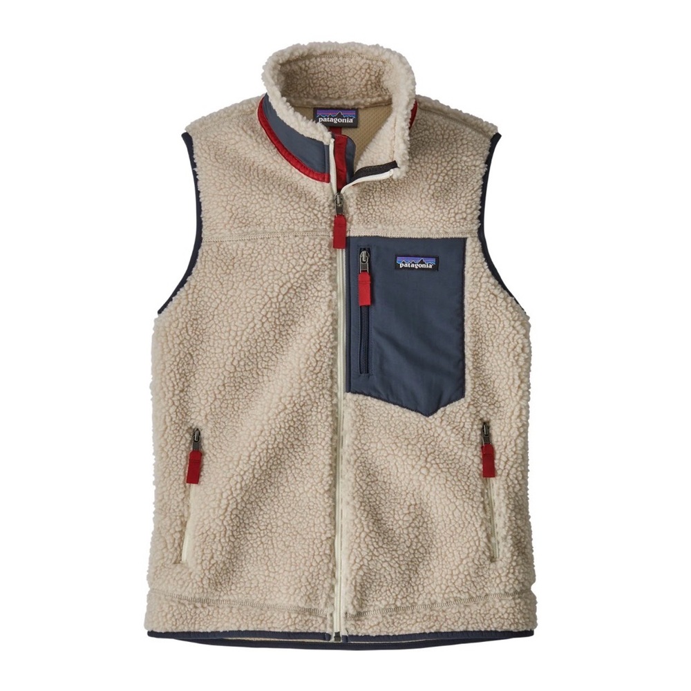 Patagonia Women's Classic Retro-X® Cream and Gray Fleece Vest